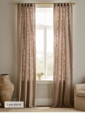 Quince Textured Curtain 48x108 panel